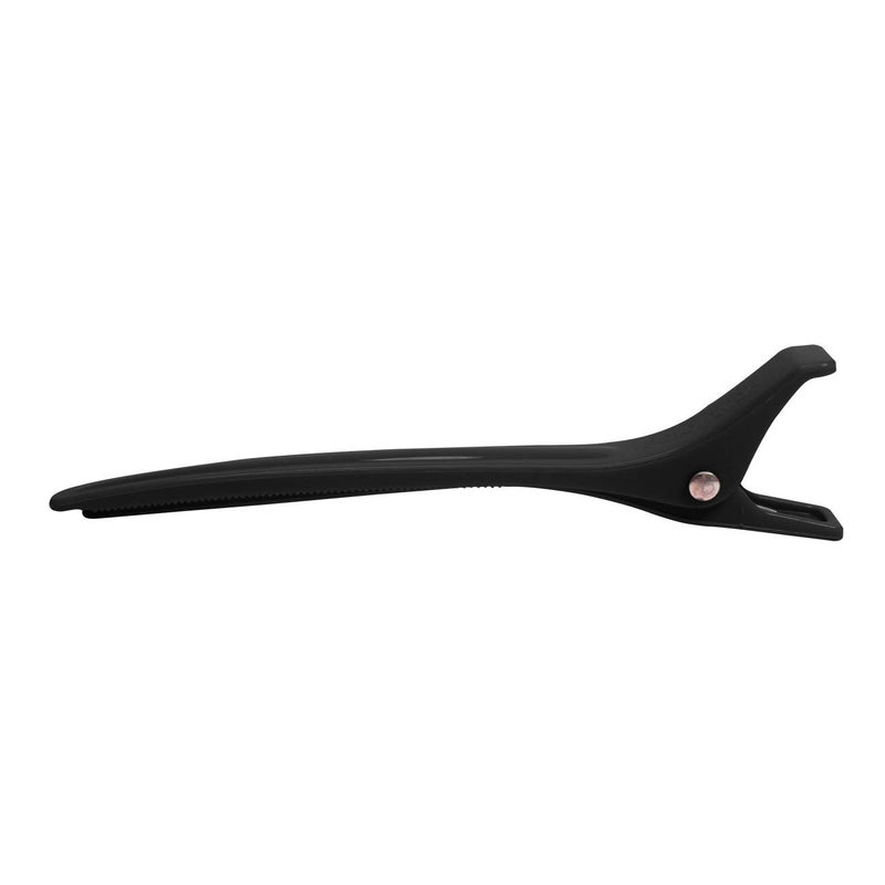 Colortrak Duckbill Clips, Tapered Tip Ideal for Sectioning, Strong Tension Springs, Long Grips for Easy Handling, Holds All Lengths of Hair, Pink/Black/Yellow, 6 Count - Image 4